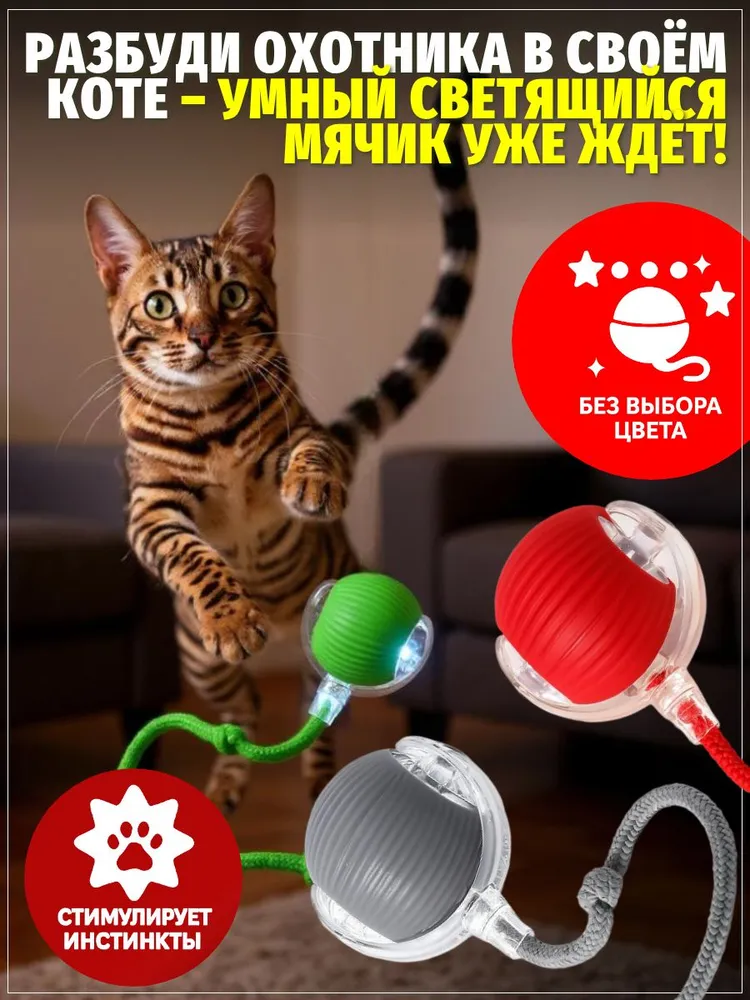 Шарик с веревкой