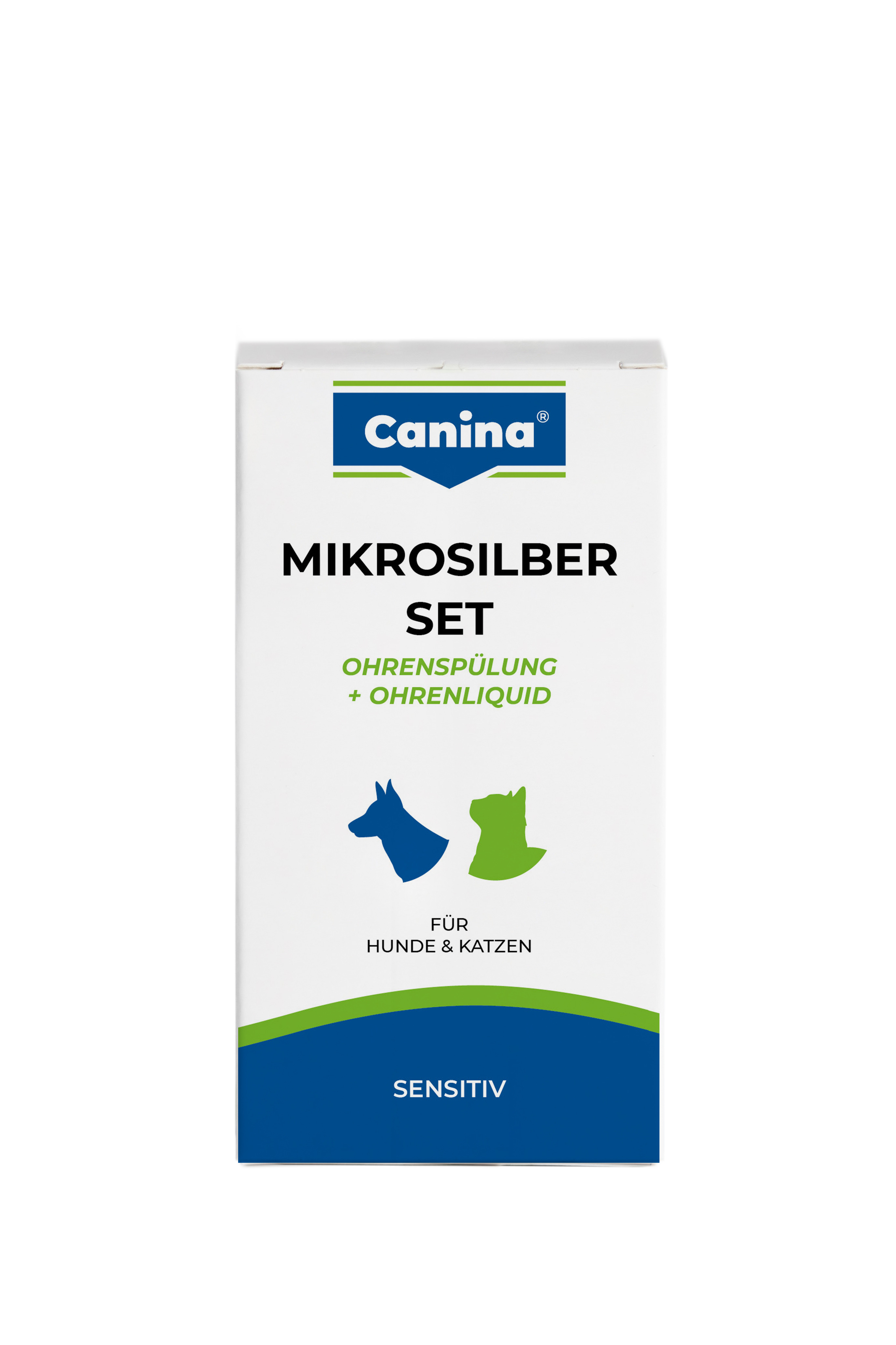 Набор для ухода за ушами Canina Set Mikrosilber (150мл)