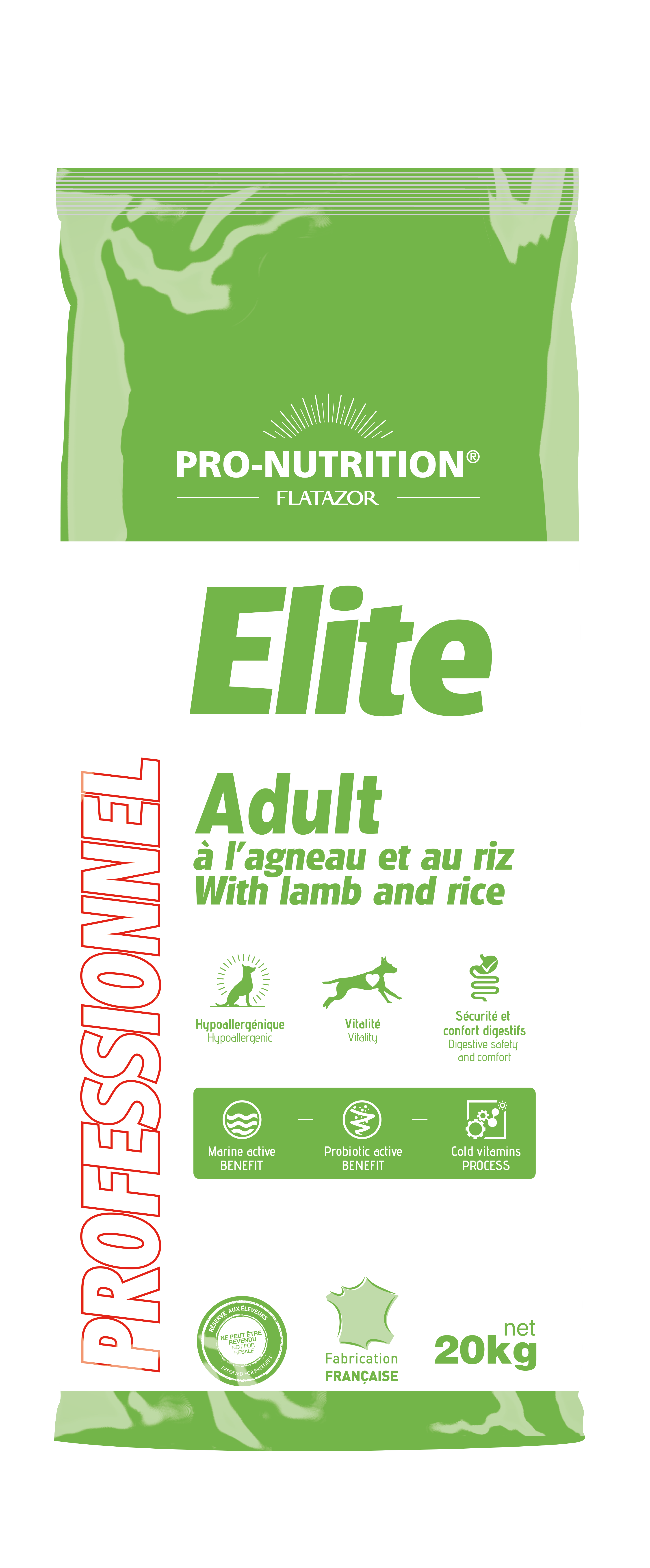 Elite Adult with lamb and rice