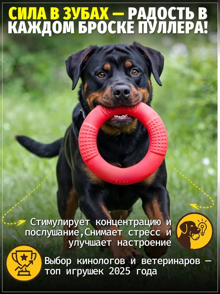 Пулер 28 см красный