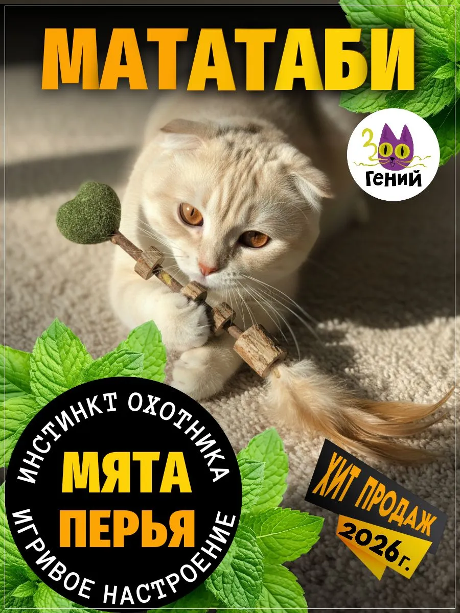 Мататаби с перьями и мятным сердечком