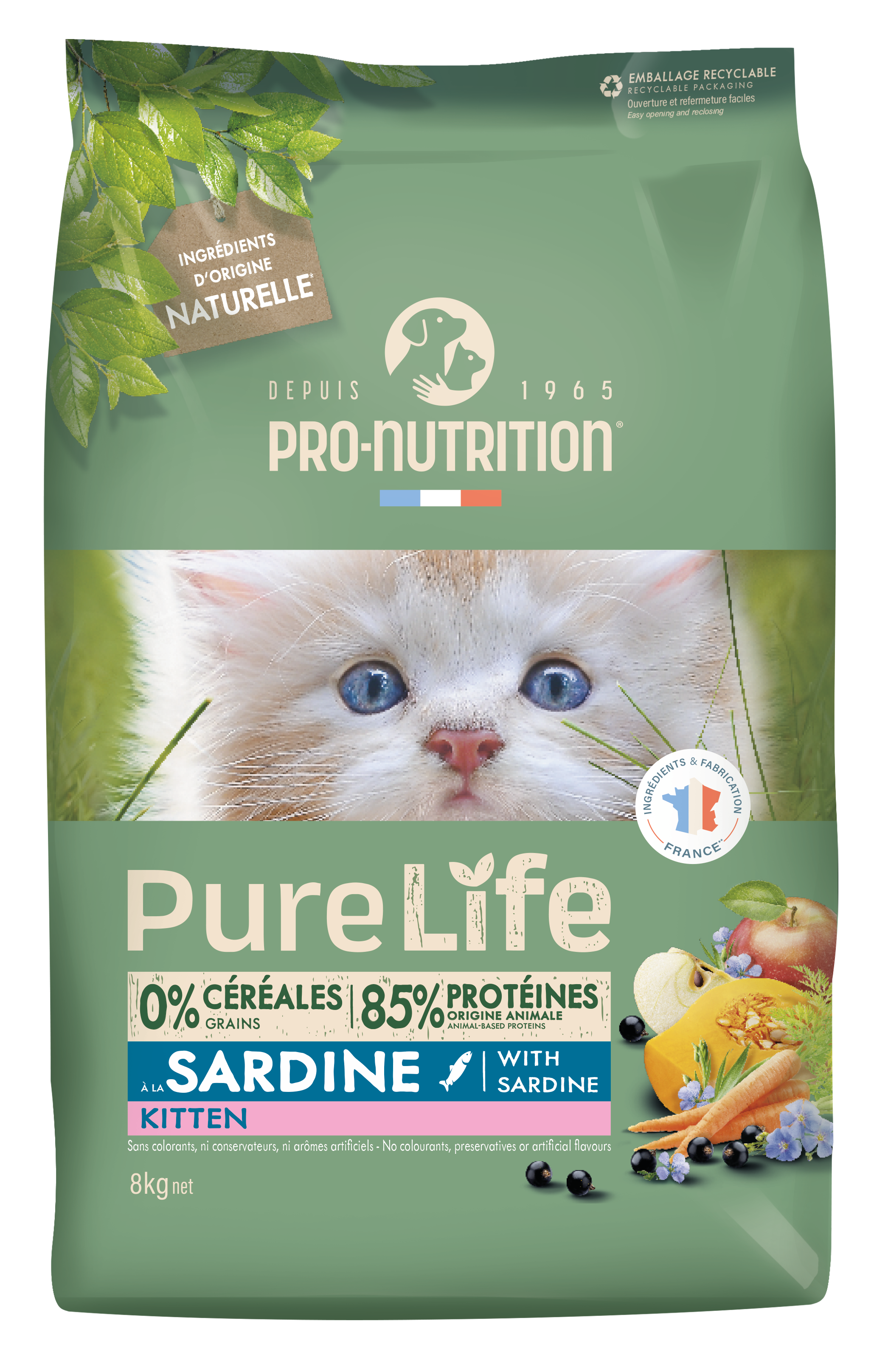 Pure Life Kitten With Sardine