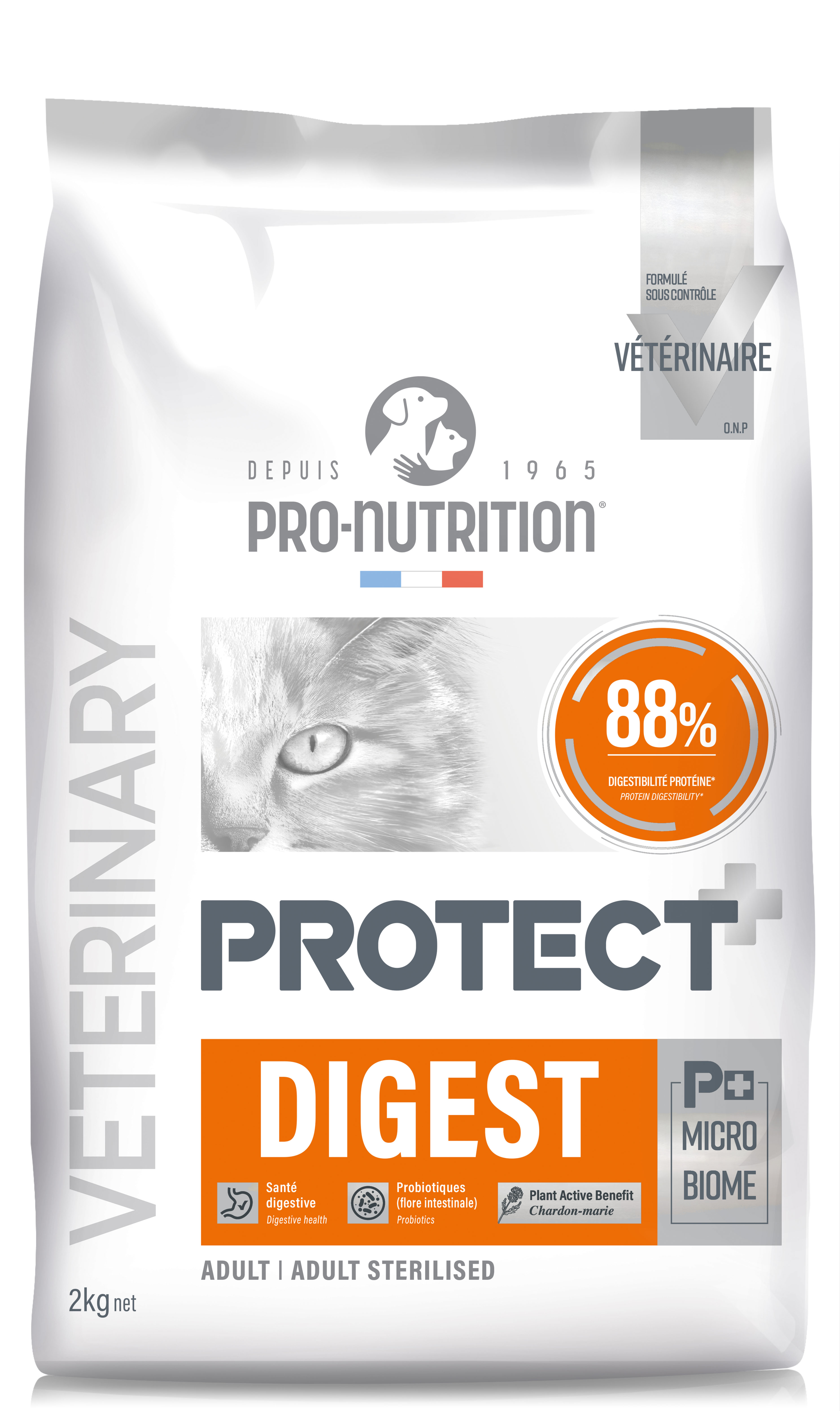 Сухой корм для кошек NEW Pro-Nutrition Protect Digest (2 кг)