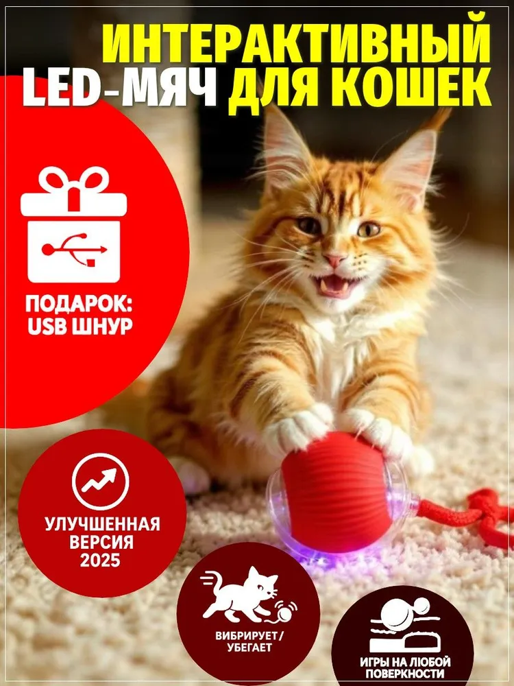 Шарик с веревкой