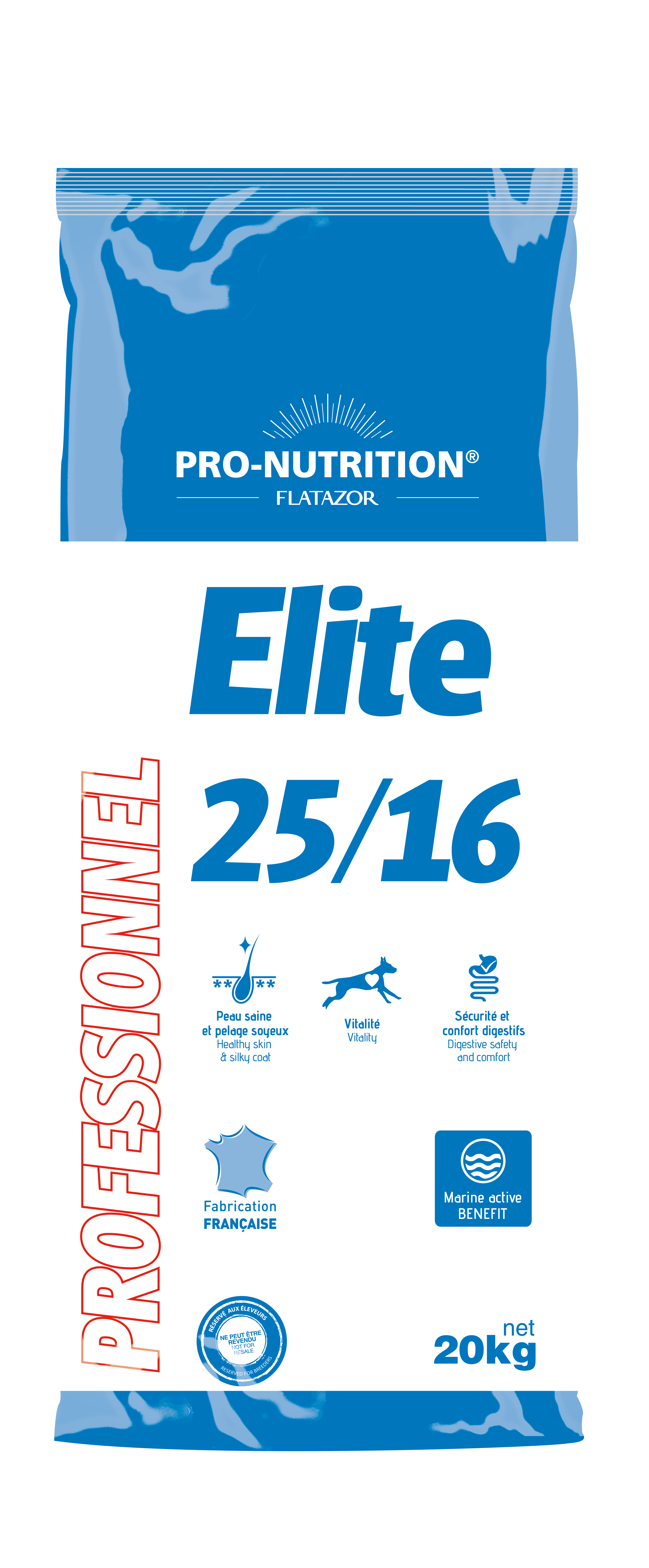 Сухой корм для собак Flatazor Elite 25/16  (20кг)