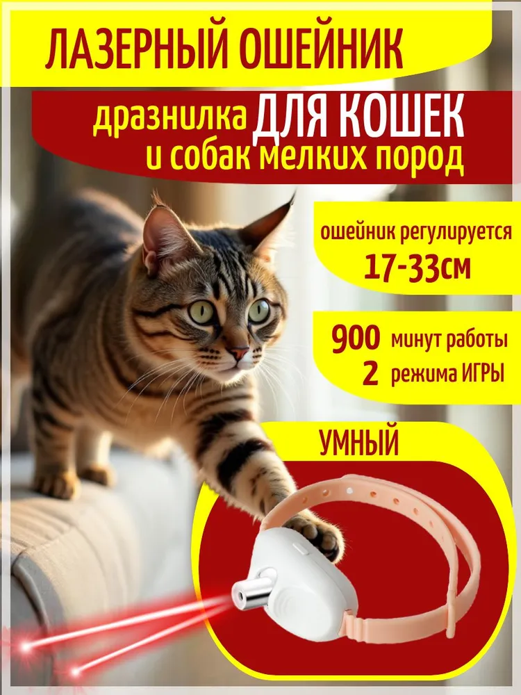 Ошейник с лазерной указкой