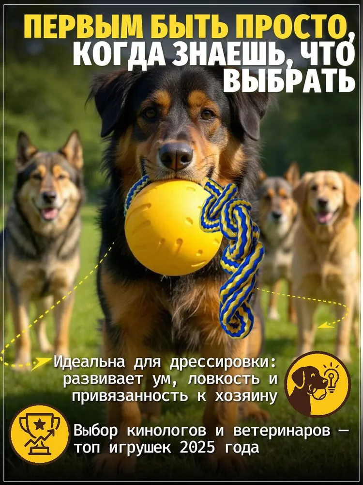 Мяч с канатом